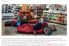 Boete bij bibliotheek afbetalen door te lezen